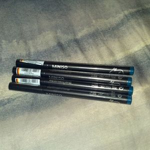 Miniso wear all day eyeliner in Cyan